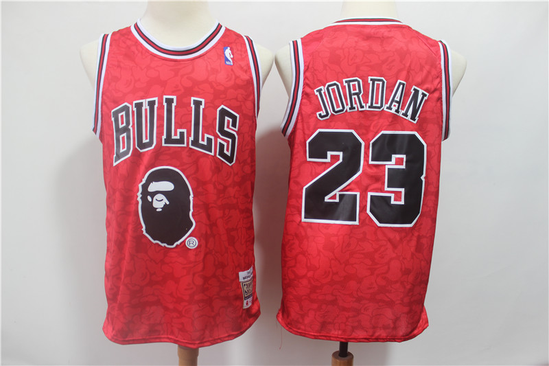 Men Chicago Bulls #23 Jordan Red Stitched NBA Jersey